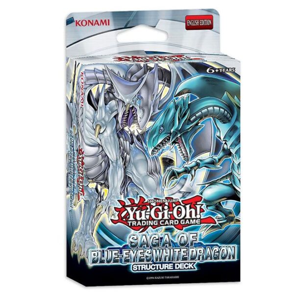 Yu-Gi-Oh! - Saga Of Blue Eyes White Dragon Structure Deck Reprint Unlimited Edition (8 Count) (YuGiOh)