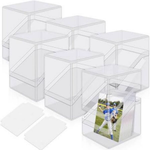 Special clear deck box clear acrylic plastic